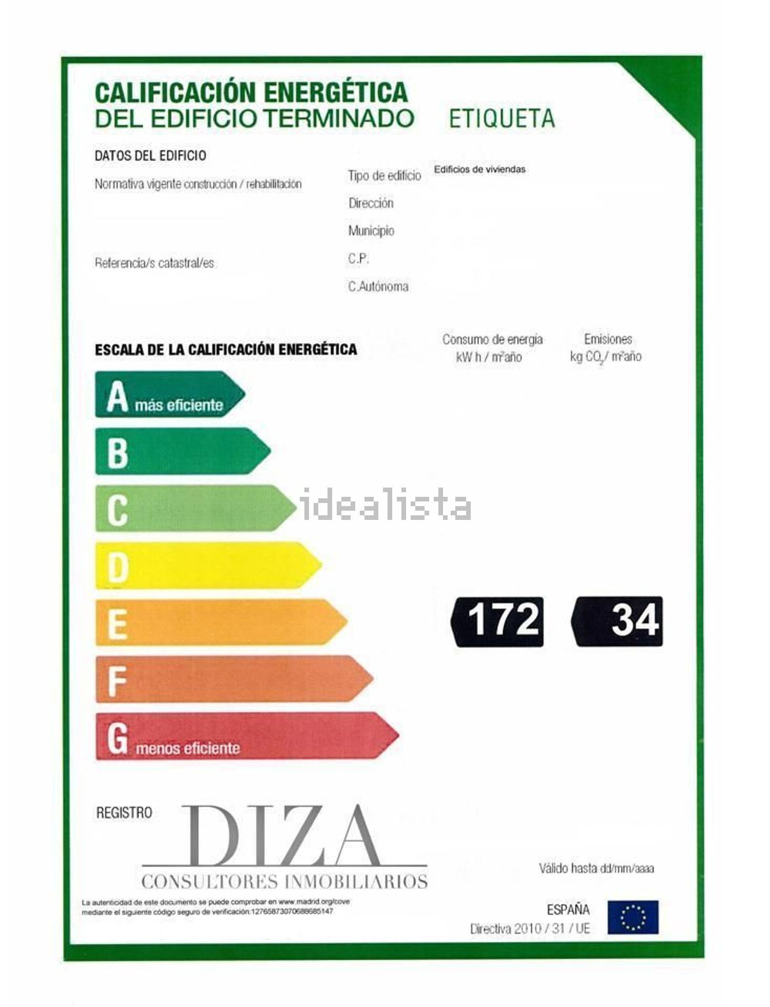 Certificación energética