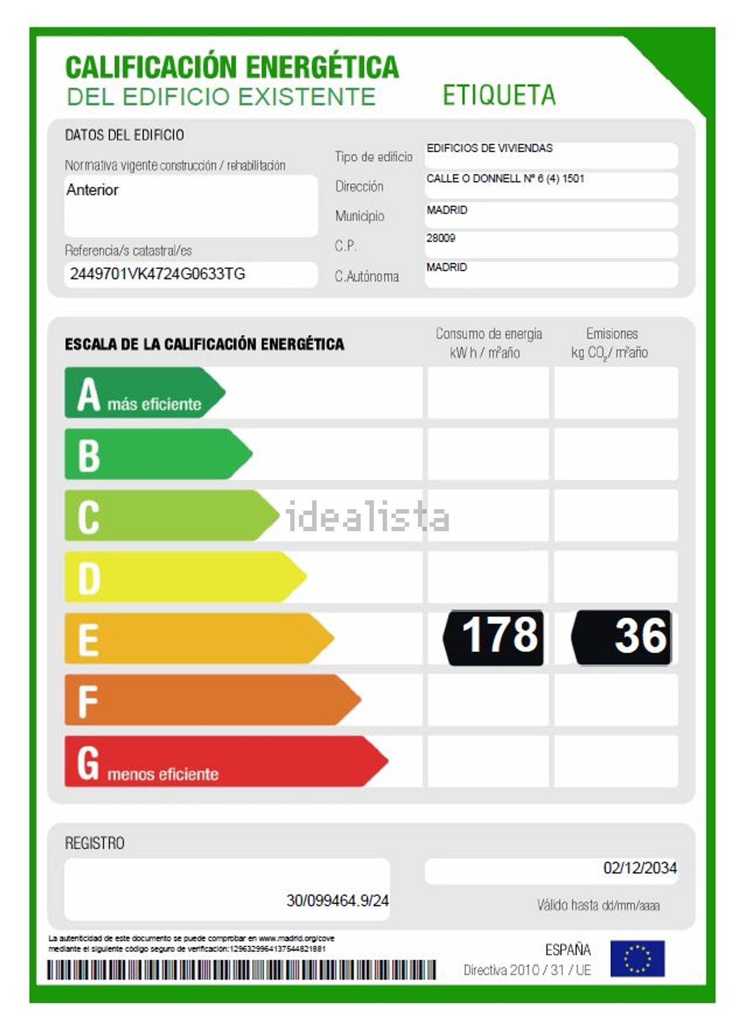 Certificación energética
