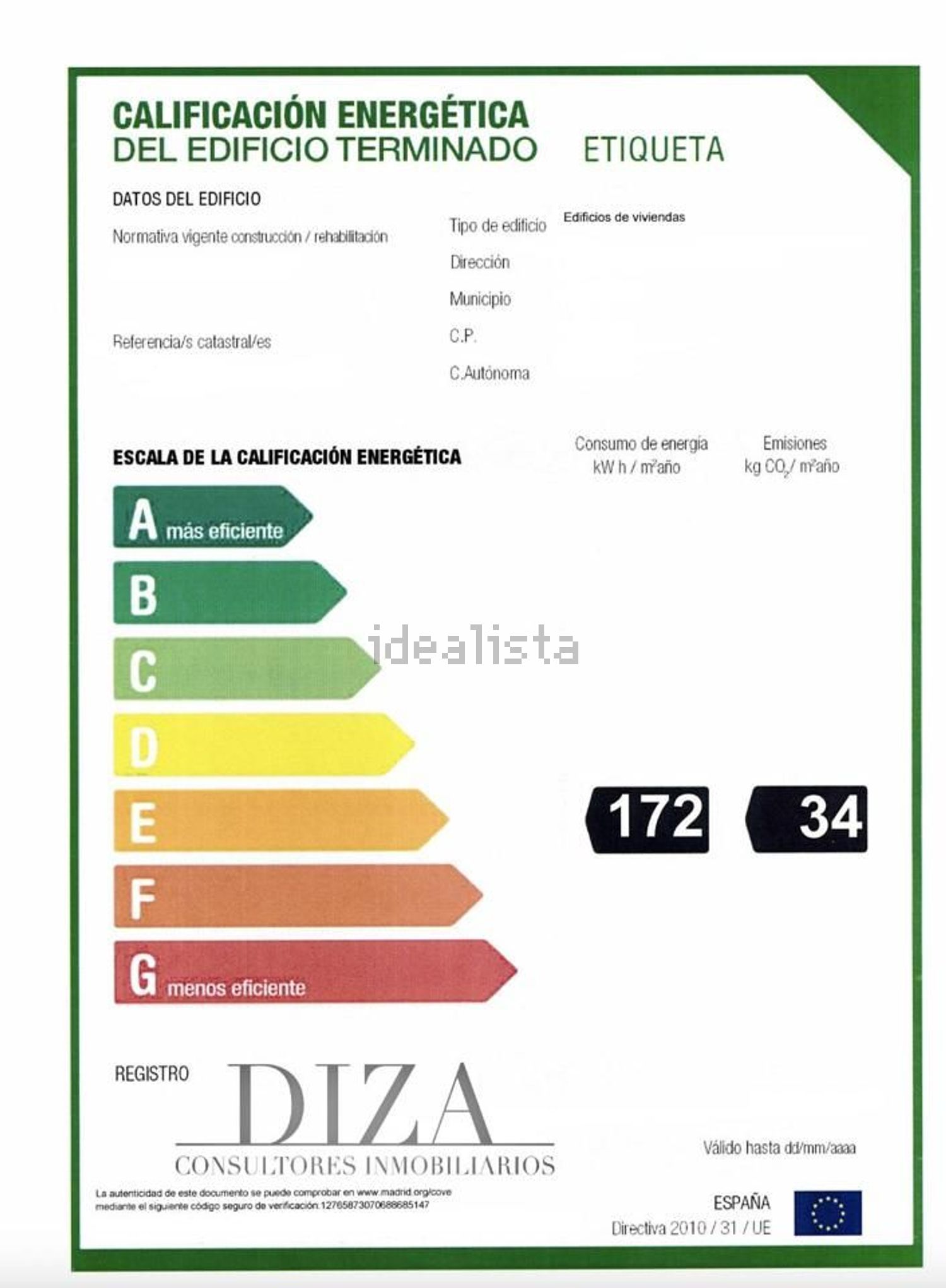 Certificación energética