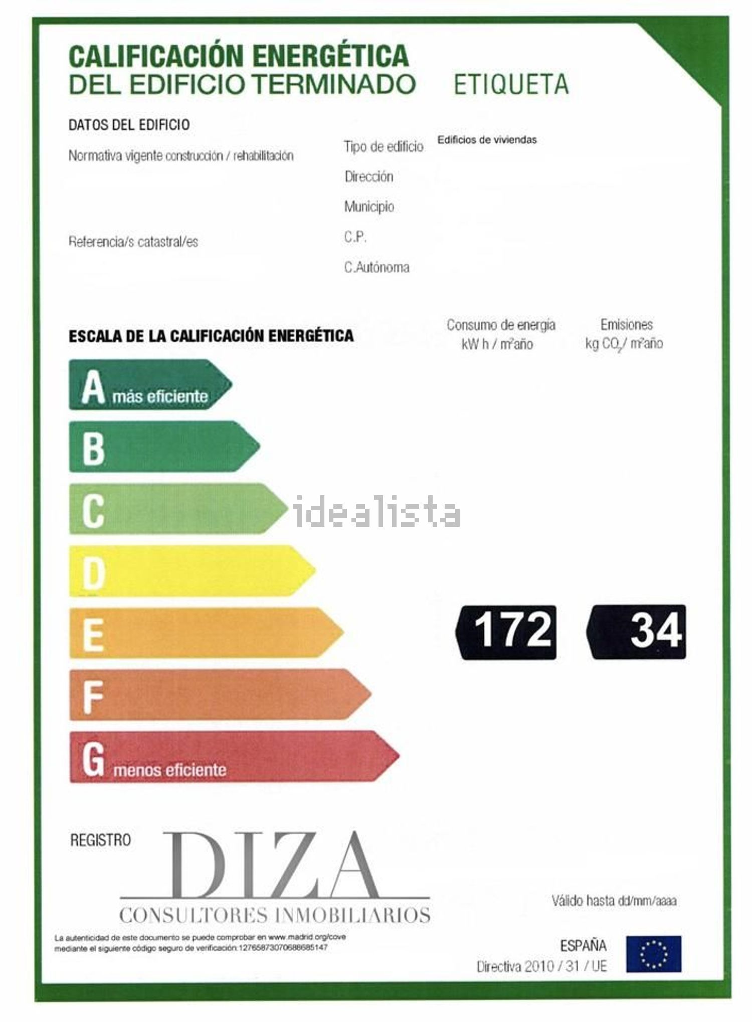 Certificación energética