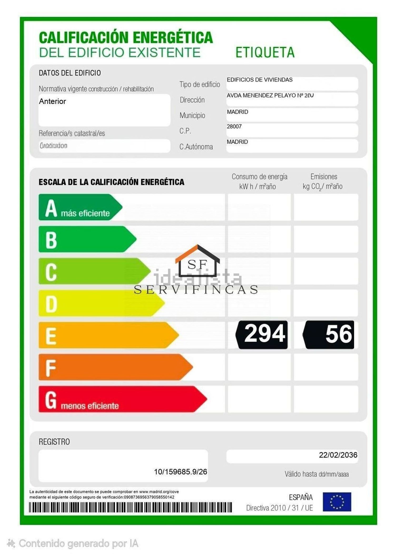 Certificación energética