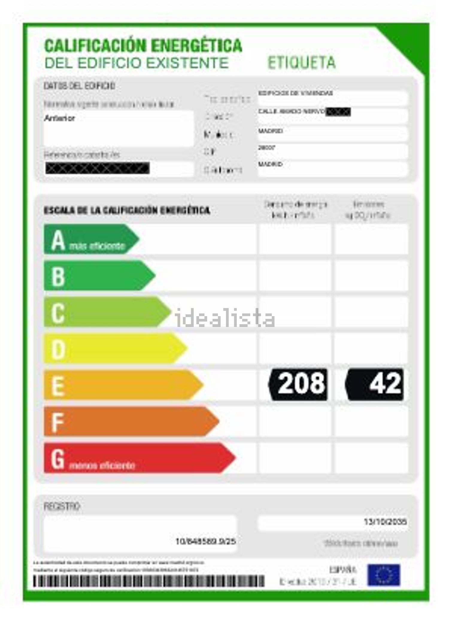 Certificación energética
